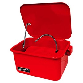 Homak 3-1/2-Gallon Parts Washer, Red, RD00803180