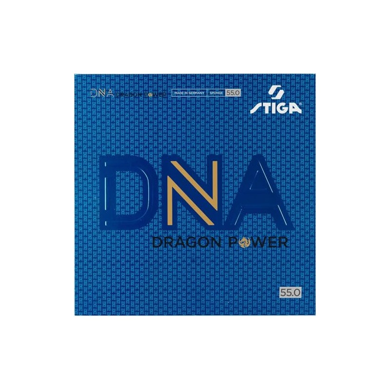 STIGA 1712-2401-21 Table Tennis Rubber DNA Dragon Power 55 Black
