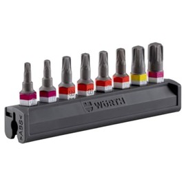 Würth 1/4 Inch Bit Set 8 Pieces RW10 RW20 RW30 RW40 Bit Latch Set for ASSY Screws 0614400010