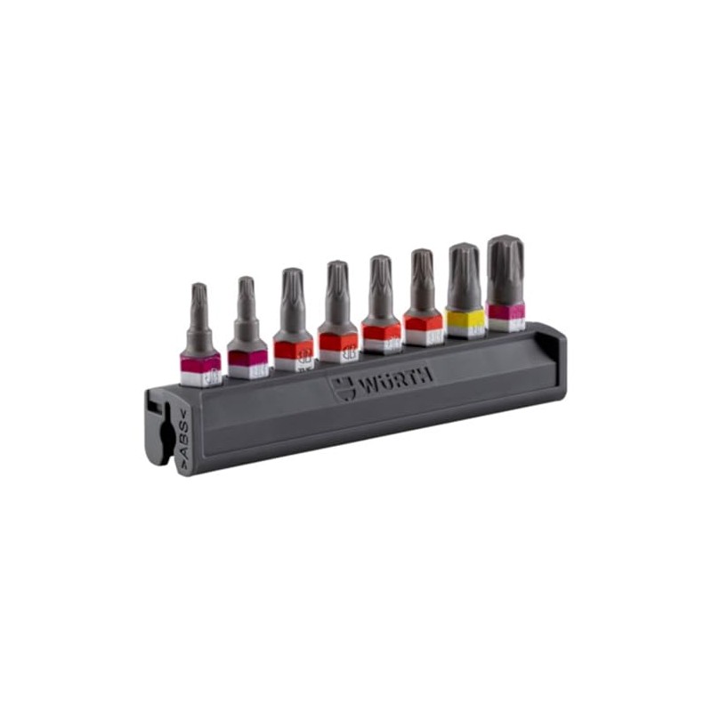 Würth 1/4 Inch Bit Set 8 Pieces RW10 RW20 RW30