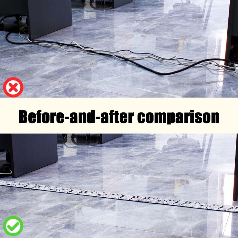 1PC Floor Cable Cover Protector Cable Grip Cords Cable Protector