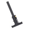 Woodworking Scriber Measuring Tool T Square Ruler Carpentry Multifunctional Aluminum
