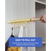 BaiNong 12 inch Valet Rod for Closet Pull Out Closet