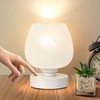 Touch Bedside Table Lamp - Modern Small Lamp for Bedroom