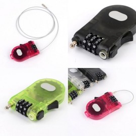 Wire Dial Combination Lock for Front Doors, Bathrooms, and Auxiliary Locks Password Lock 2ea