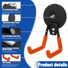 Xiuouix Heavy Duty Garage Magnetic Hooks 4 Pack - Neodymium