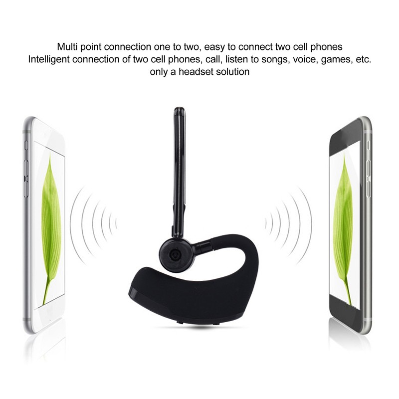 Bluetooth Earpiece Multifunction Noise Canceling Hands Free Call Built in