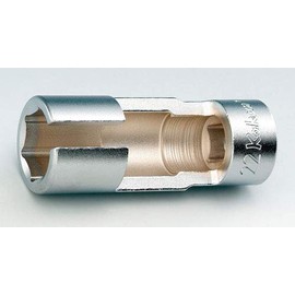 Yamashita Industrial Laboratory Koken 1/2 (12.7 mm) SQ. O2 Sensor Socket, Total Length: 3.3 inches (85 mm), 0.9 inches (22 mm), SP4300M.85-22