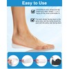 PGRODE 2 Pairs Foot Supination Correction Insoles, 3 Layers Adjustable