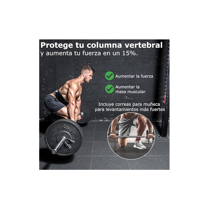 Vikingstrength - Cinturón de levantamiento de pesas de alta calidad