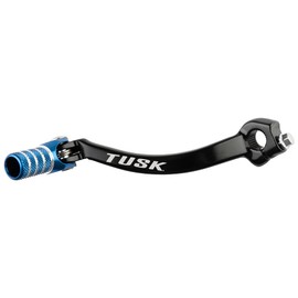Tusk Folding Shift Lever Black/Blue Tip Compatible with Yamaha YZ250F 2019-2025/YZ250FX 2020-2025/YZ450F 2018-2025