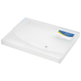 Rapesco 25 mm Rigid Wallet/Box File, Clear, Pack of 1