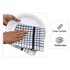 SYDR Terry Kitchen White Grid Dish Cloths,100% Cotton(8 Pack) 12