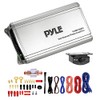 Pyle PLMRC300X2 600 Watt Peak Power 2-Channel Weather Resistant Class