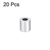 sourcing map M2 Aluminium Alloy Sleeve Crimp 2 mm Steel