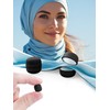 Evnlo 12 Pairs Strong Hijab Magnets Pinless Hijab Pins for