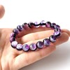 marinpa-puru Firefly Glass Bracelet 10 mm Okinawa Souvenir Glass Bead