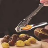 Esshogo Chestnut Cutter, Nutcracker Stainless Steel, Multifunctional Chestnut Tongs, Chestnut