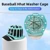 Blissfuhue Silicone Hat Washer Cage Hat Cleaner for Baseball Caps,