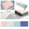4Pcs Folders Plastic A4 Floral Printed Document Folder Plastic Wallets
