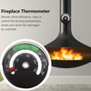 Magnetic Stove Pipe Thermometer, Wood Stove Temperature Meter with Large