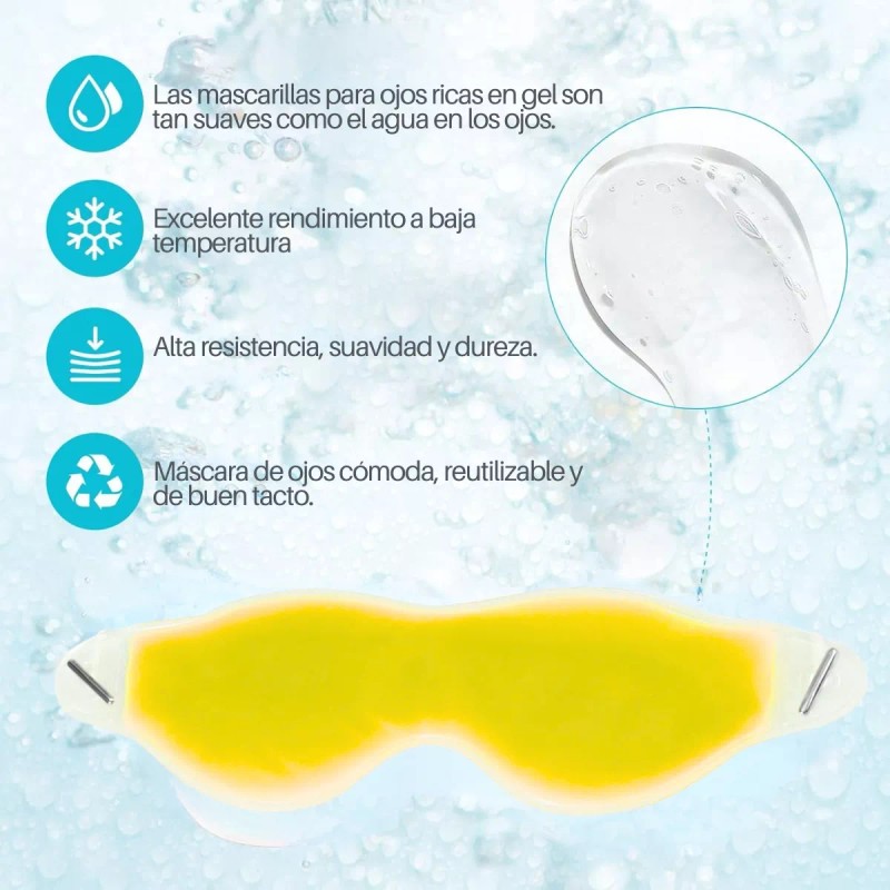 Universo en Linea Paquete 50pzs Antifaz Gel Térmico Descansa Ojos