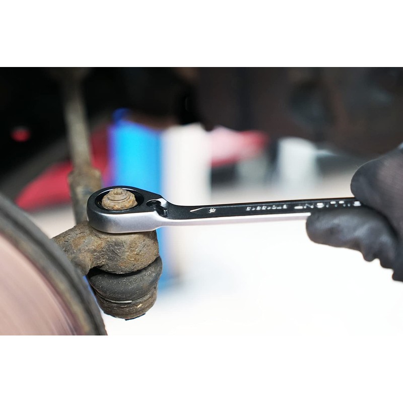 BRILLIANT TOOLS BT013812 Ratchet Ring Spanner 12 mm [Powered by