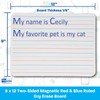 Flipside, FLP10076, Double-Sided Magnetic Dry Erase Board, 1 Each,White