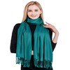 Jade Green Solid Colour Design Shawl Scarf Wrap Stole Pashmina