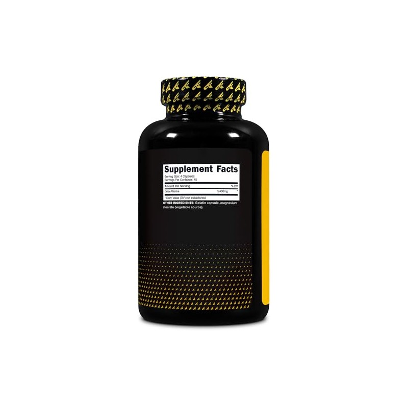 Primaforce Cápsulas de beta alanina 3,400 mg, 180 cápsulas (45
