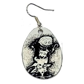 Nightmare Before Christmas earrings - Choose your favourite character from my hand drawn artwork (Lock Shock Barrel)