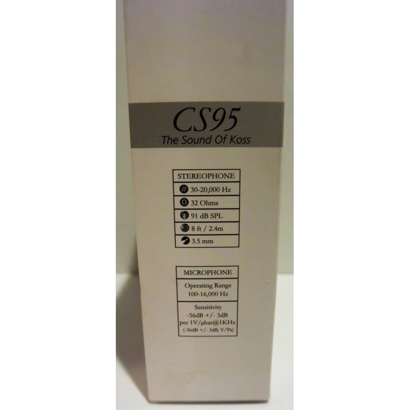 Koss CS95 Noise Cancelling Handsfree Communications Headset Speech Recognition