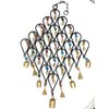 India Recycled Iron Bells Teardrop Wind Chime