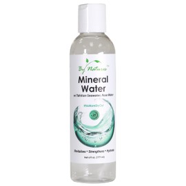 By Natures Mineral Water with Tahitian Seawater & Rose Water – 6 oz | Hydrating & Revitalizing Face and Hair Toner