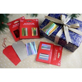 Clairefontaine X-25611-GTC - A Set of 20 Gold Holographic Gift Tags - Dimensions: 20.8x11.5x7cm - Color: Gold - Holographic Gift Tags, Gift Wrapping