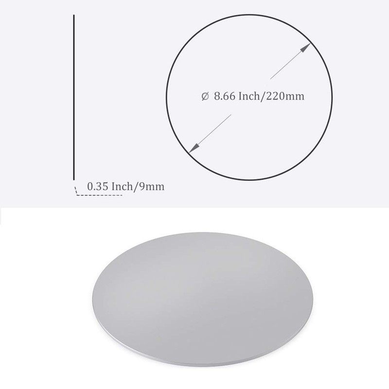 ONGHSD Silver Aluminum Alloy 360° Rotation Monitor Swivel Base, Wide
