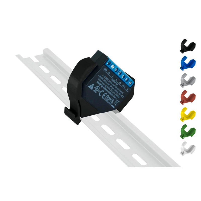 DIN Rail Mount Adapter Mini for Shelly 2.5 / EM