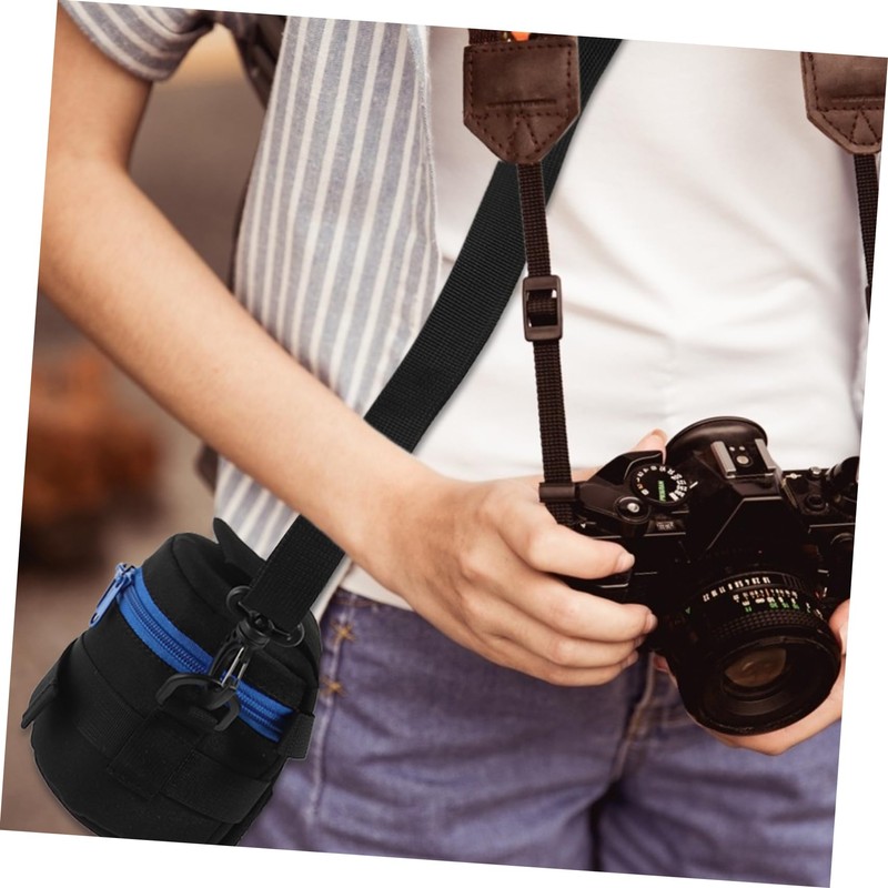 Mipcase 1Pc Shockproof Camera Lens Pouch Thickened Storage Bag for