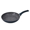 Uniware Aluminum Non-Stick Frying Pan w/Induction Bottom, 3-Layer Granite Coating,