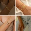 Gokeey Gold Bracelets for Women 14K Real Gold Jewelry Sets