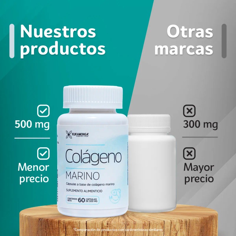 Colgeno Marino Kit 3 60 Cps 1 Mes Belleza Sin