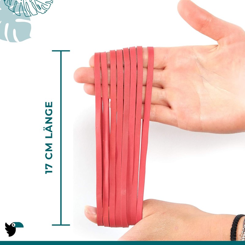 Rubber Bands, Elastic Rubber Rings Wide 5 mm Household Rubber,