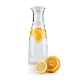 Grunwerg Clear Fruit Infusion Jar with White Detail - 1300ml