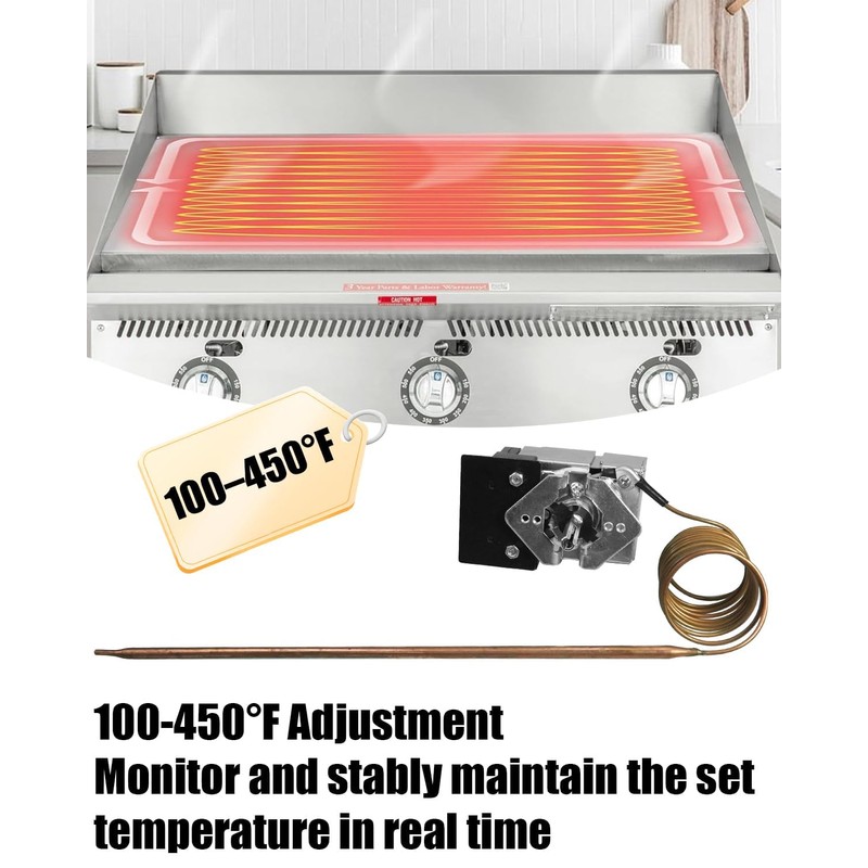 SA-465-36 Electric Griddle Thermostat Control Fit for Star MFG 2T-Z5958