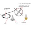 Gyroscope, Gyroscope Balance Toy Silver Relieve Anxiety for Boys and