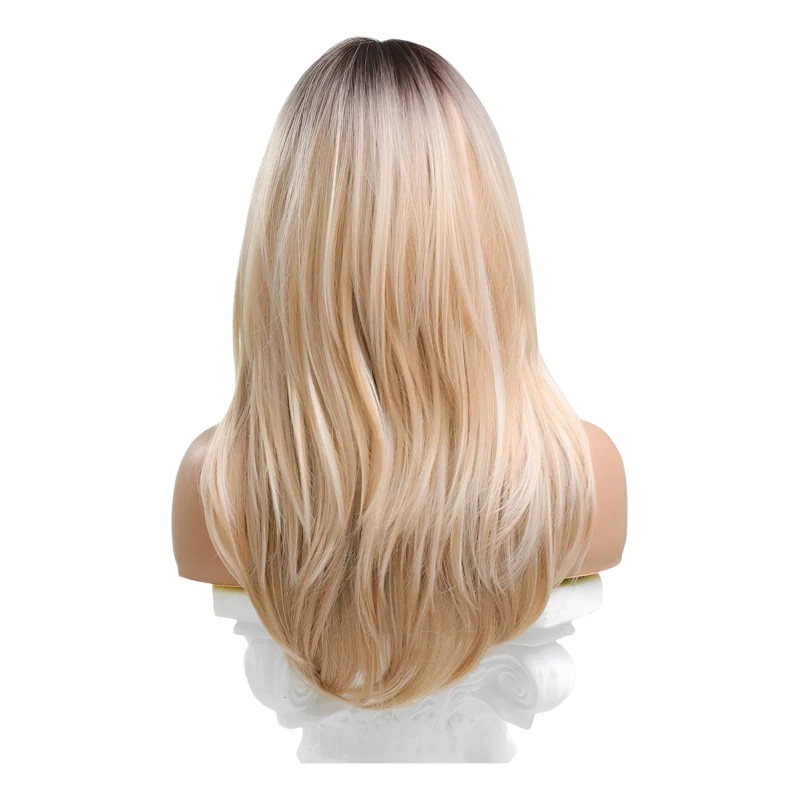 Pelucas Naturales De Pelo Largo En Capas Para Las Mujeres
