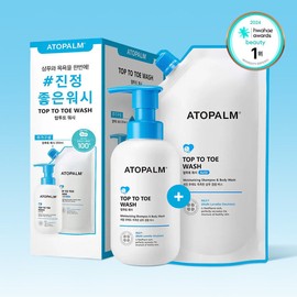 Atopam Top to Toe Wash 300ml Special 300ml+Refill 250ml 4069988 / 아토팜 탑투토 워시 300ml 기획 300ml+리필250ml 4069988