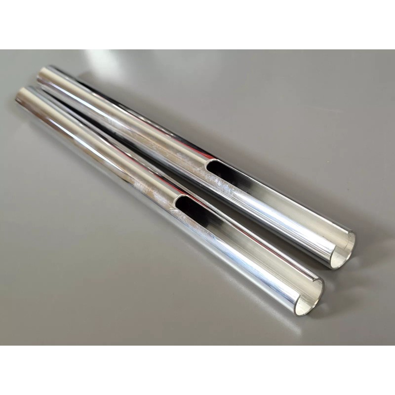 JP Garage Tamiya Aluminum Pair 21.5cm Long Exhaust Pipe Stack