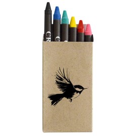 Azeeda 'Eurasian Wren Bird' Coloured Crayon Set (CY00033110)