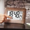 Digital Clock Alarm Clock, Radio-Controlled with Touch Screen – Calendar